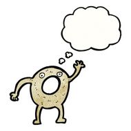 Cartoon Donut N25