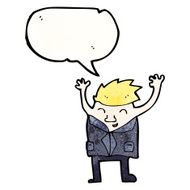 cartoon man jumping out of his suit N2