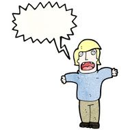 cartoon shouting man N51