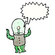 cartoon shouting alien N5
