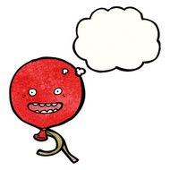 cartoon floating balloon N10