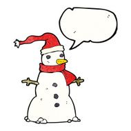Cartoon Snowman N95