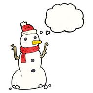 Cartoon Snowman N96