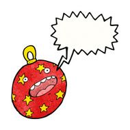 Cartoon Christmas Bauble N119