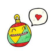 Cartoon Christmas Bauble N123
