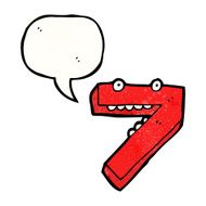 cartoon number seven N5