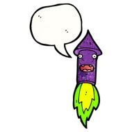 Cartoon Firework Rocket N32