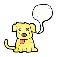 cartoon little dog N116