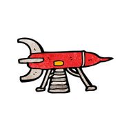 Cartoon Rocket N59