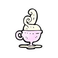 cartoon teacup N17