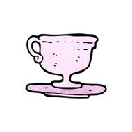 cartoon teacup N18