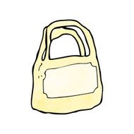cartoon plastic shopping bag N2