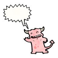 cartoon little devil N116