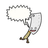 meat cleaver cartoon character N3