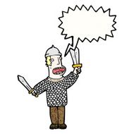 cartoon medieval soldier N15