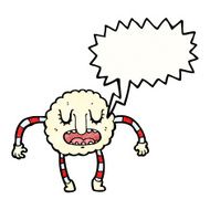 cartoon cloud monster N27