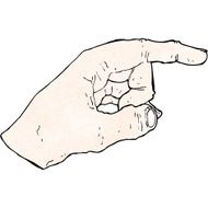 pointing hand symbol N5