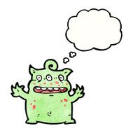 cartoon little alien N45