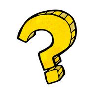 Cartoon Question Mark N42