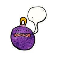 Cartoon Christmas Bauble N126
