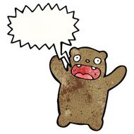 shouting bear cartoon N2