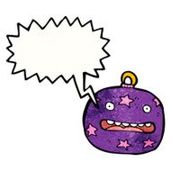 Cartoon Christmas Bauble N127
