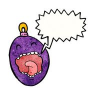 shrieking christmas baulbe cartoon N2