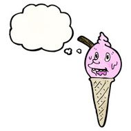 Cartoon Ice Cream Cone N68