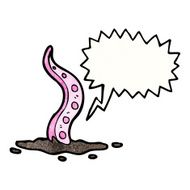 cartoon tentacle monster N3