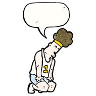 cartoon tired marathon runner N2
