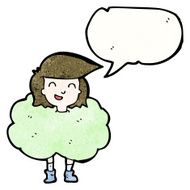 girl in cloud of green smoke cartoon N2