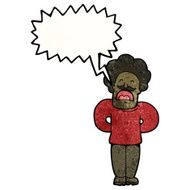cartoon shouting mustache man N2