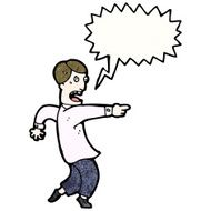 cartoon man pointing accusation N2