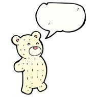 Cartoon Polar Bear N130