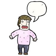 cartoon stressed man talking N2