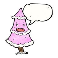 talking christmas tree cartoon N3