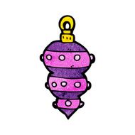 Cartoon Christmas Bauble N132