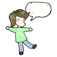 Cartoon Boy Dancing N10