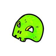graffiti style skull symbol N2