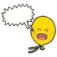 talking balloon cartoon character N7