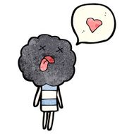 thuder head cloud cartoon character N2