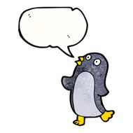 Cartoon penguin N88