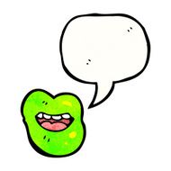 cartoon talking halloween lips N2