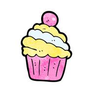 cartoon cupcake N168