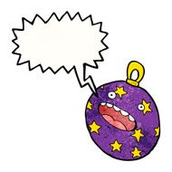 crazy shouting christmas decoration N9