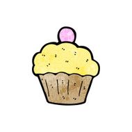 cartoon cupcake N169