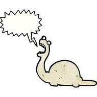 cartoon dinosaur with speech bubble N59