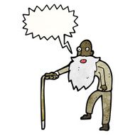 cartoon old man N35