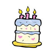 Cartoon Birthday Cake N50
