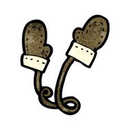 Cartoon Winter Mittens N5
